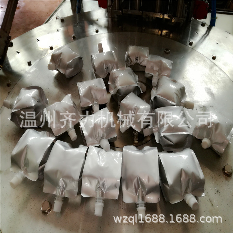 全自動自立袋灌裝旋蓋封口機