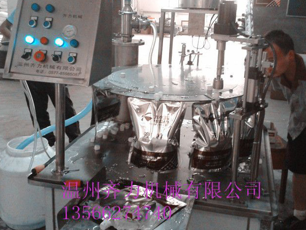 10L自立袋灌裝旋蓋機